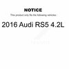 Mpulse Front Right Brake Pads Wear Sensor For 2016 Audi RS5 4.2L SEN-2BWS0227